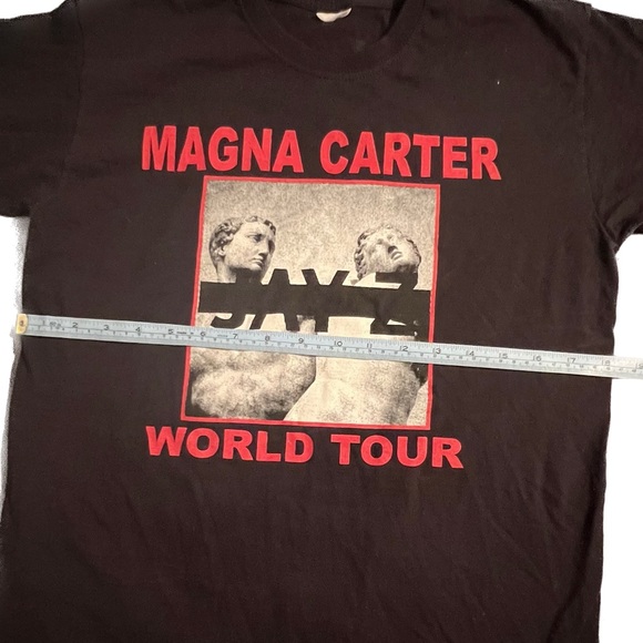 Y2K VINTAGE GRAPHIC CONCERT TOUR T-SHIRT MAGNA CARTA JAY Z - Picture 4 of 5